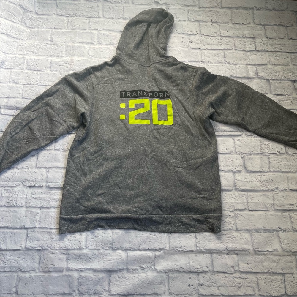 Beachbody T20 Gray Zip-Up Hoodie - Picture 3 of 4